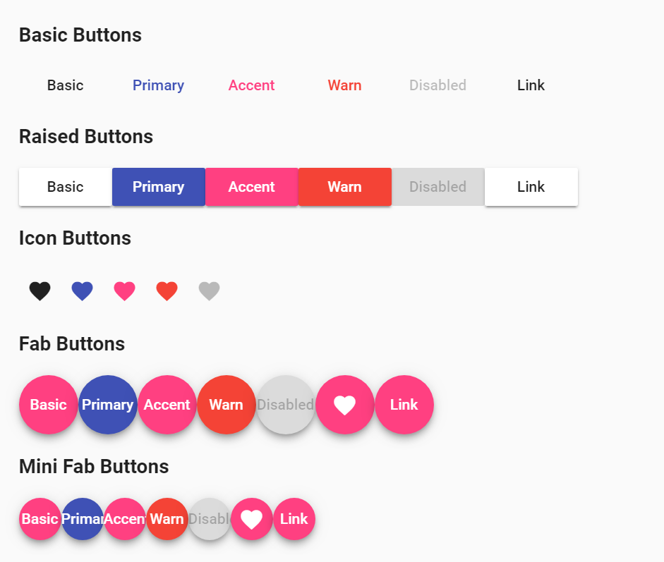 Material Buttons