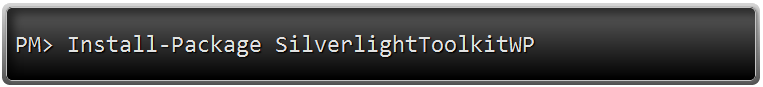 nuget_silverlight_toolkit