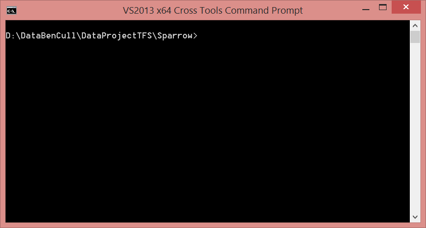 Empty Command Prompt